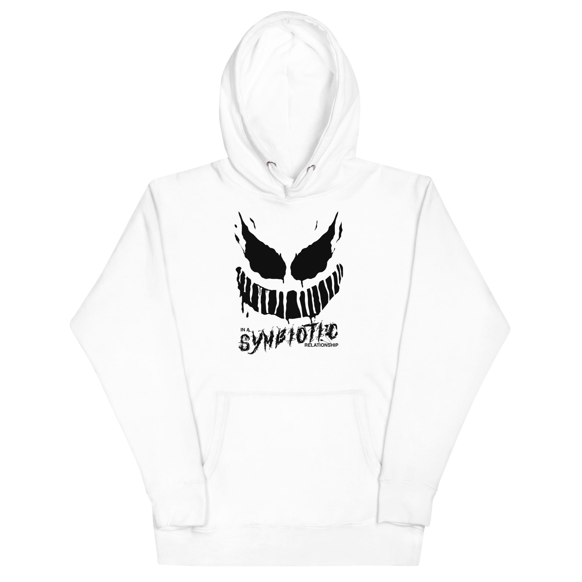 White Men's hoodie Venom inspired